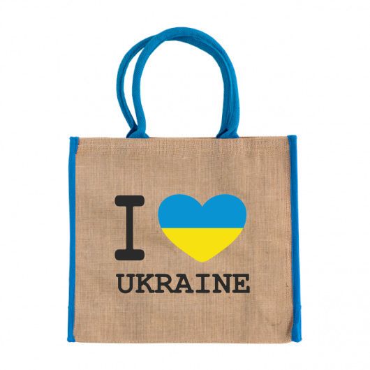 Сумка з джуту I love Ukraine, 50S800160ILU