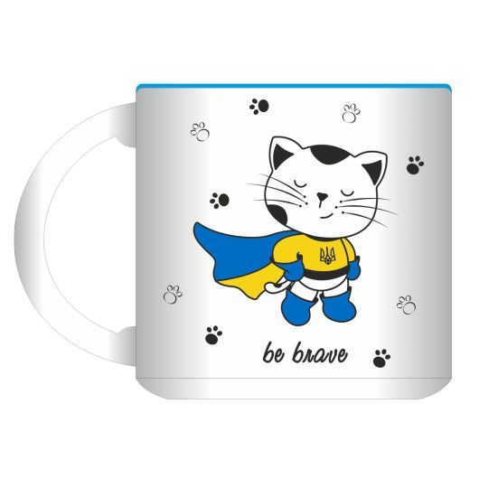 Горнятко Котик Be brave, 51K050M07KBB