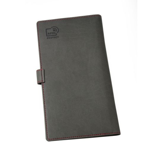 Портмоне з хлястиком з RFID Protect ПРІНТ, DP612RHR1