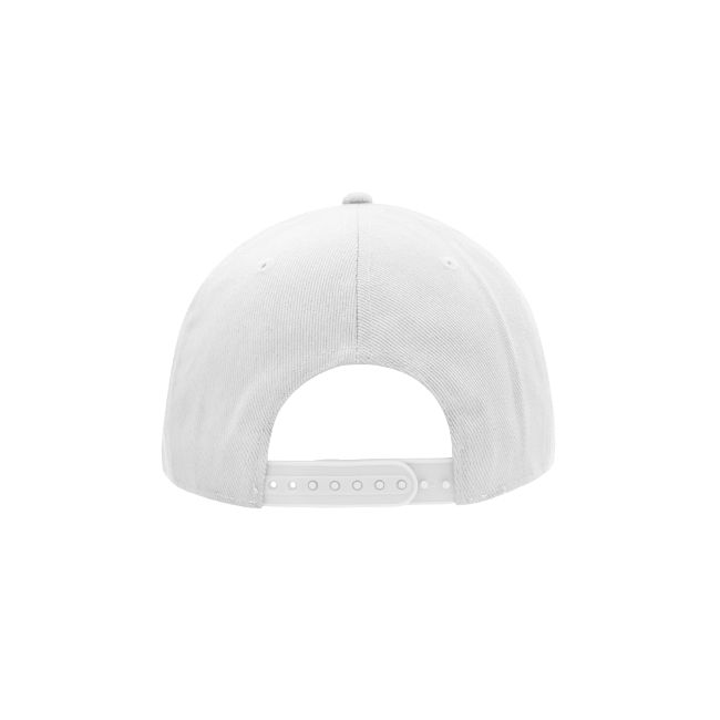 Кепка 6-панельна з прямим козирком, Cap Style , MB6634WHWHZ9