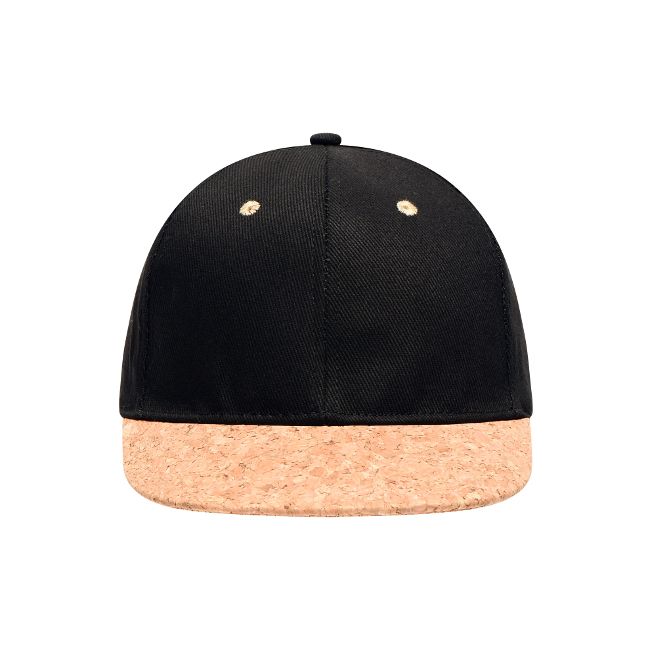 Кепка 6 клинів, козирок із корка, Cork Flat Peak Cap , MB6204BLNTZ9