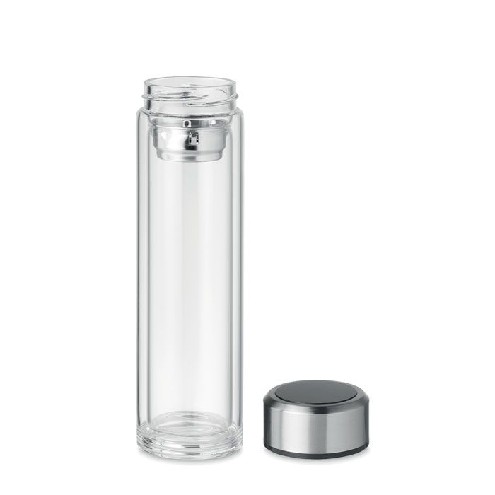 Пляшка для напоїв POLE GLASS 390 мл, скло, MO616922